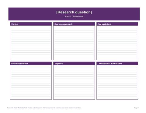 Preview of the first page of Humanities / social science layout